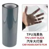 Película para farol de carro TPU película para farol escurecida farol transparente proteção de reparo automático à prova de arranhões TPH filme para lanterna traseira que muda de cor