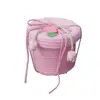 Caja de Regalo para el Día de la Mujer Cesta de Almacenamiento de Cuerda de Algodón Caja de Almacenamiento de Regalo para Cosméticos Cubo de Almacenamiento Tejido Cesta de Almacenamiento Tejida