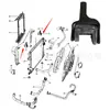 Adecuado para 06-23 Chrysler 300C Dodge Challenger Warhorse Soporte de Radiador 4596474AD