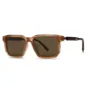 Nuevo Modelo 2025 Grosor 1.1 Gafas de Sol Polarizadas Hombres Montura Redonda Gafas de Sol para Mujer Venta al por Mayor 10077
