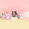 Capibara Silicona Billetera para Monedas Llavero Colgante Dibujos Animados Mini Bolsita de Almacenamiento Colgante para Mochila Bolsa para Auriculares Venta al por Mayor