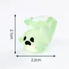 Muñeco de Fantasma Pequeño Lindo Luminoso de Halloween Decoración DIY Linda Accesorios de Bolsa Sorpresa Adornos Pequeños Hechos a Mano para Escritorio