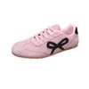Comercio Exterior Tallas Grandes Primavera y Otoño Nuevo Retro Bloque de Color Zapatos Blancos Transfronterizo Punta Redonda Con Cordones Casual Versátil Zapatos de Entrenamiento Alemanes Venta al por Mayor