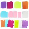 Raspador de Plástico Color Crema Cortador de Pastel Molde Herramienta para Decorar Pasteles