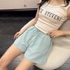 2024 nuevo artículo de venta caliente transfronteriza de verano secado rápido amigable con la piel shorts para casa usables al aire libre imitación lino bolsillo pantalones cortos calientes