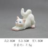 Ornamentos de animais de micro paisagem criativos boneca em miniatura modelo de resina gato gatinho gato flor gato