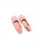 Primer Encuentro Zapatos mecedores del mismo estilo de Ji Zhai, nuevos zapatos estilo ballet tipo rollo de huevo verano 2026, zapatos de punta cerrada con moño para mujer, modernos