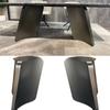 Suporte para Perna de Mesa de Mármore Perna Laje de Rocha Perna de Mesa Aço Inoxidável Pé de Titânio Titânio Preto Espelhado Hotel Sala de Estar Estilo Luxo Leve