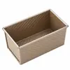 Molde para tostadas de 450 g, molde antiadherente para pan con tapa, para horno doméstico, tostadas, caja antiadherente para tostadas