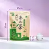 En Stock Papel Kraft Papel de Aluminio Bolsas para Té Té de Alta Montaña Té Verde Cierre Aroma a Prueba de Humedad Bolsas de Empaque Autoportantes