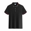 Empresa de producción de camisetas publicitarias de polo al por mayor Camiseta de solapa de algodón peto impresión de logotipo bordado