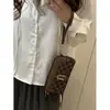 Bolso de Cuadros para Mujer Otoño e Invierno Bolso de Mano Pequeño Fragante Bolso Cruzado Moda Femenina Casual Bolso Cuadrado Pequeño Bolso de Hombro