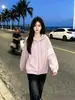 Nueva chaqueta casual versátil de moda de nicho para otoño, sudadera con capucha versátil de moda única y simple para mujer