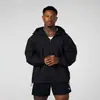 YOUNGLA Calça jogger estilo americano masculina com proteção solar para esportes e fitness, secagem rápida, respirável, elástica, com zíper, roupa de treino justa