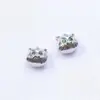 Cuentas Espaciadoras Chapadas en Oro de 18 Quilates que Conservan el Color Microincrustadas Zirconia Verde Búho Cuentas con Agujero Pasante Accesorios de Cuerda Trenzada para Pulsera DIY Venta al por Mayor