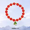 2026 Nuevo Modelo Festival del Bote del Dragón Pulsera de Cuerda Colorida Joyería Aleación Zongzi Bebé Tejido Pareja Pulsera de Hilo de Colores Venta al por Mayor