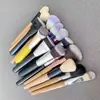 Liquidación de brochas de maquillaje de comercio exterior: brochas de maquillaje de cerdas suaves, juego completo de alta calidad de brochas de detalle para sombras de ojos, brochas para corrector y brochas para rubor de ojos