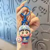 Chaveiro Tendência do Shin-Chan com Corda Trançada, Pingente de Mochila Boneco Shin-Chan, Pingente de Boutique