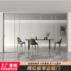Puerta corrediza de enlace cuádruple lateral estrecho personalizado, partición de cocina, balcón, sala de estar, puerta corrediza de riel estrecho, puerta corrediza de vidrio simple