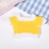 Ropa para muñeca de 10 cm, camiseta de manga corta, chaleco para muñeca, colección de atuendos para muñeca Labubu de 17 cm
