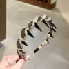 Nueva Diadema de Lujo Estilo Coreano Negra Súper Brillante con Pedrería para Mujer, Elegante Pasador de Diadema Alto, Accesorio para el Cabello de Lujo Ligero