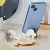Suporte de Celular Elefante Fofo e Criativo para Mesa Suporte de Tablet Chaveiro Portátil Gadget Preguiçoso Invisível