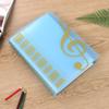 Carpeta Transparente A4 para Partituras Musicales Estudiante Carpeta Musical de Hojas Sueltas Papel Pentagramado Libro de Música Carpeta para Partituras de Piano 80 Páginas Carpeta de Documentos