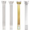 Estilo Francés Europeo Pu Columna Romana Imitación Yeso Arco de Entrada Columna Decorativa Cabeza Base Moldura de Poliuretano a Prueba de Humedad