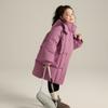 DOG Ropa Infantil Chaqueta de Plumas Chaqueta de Plumas Estilo Western para Niñas 2024 Nueva Chaqueta de Invierno para Salir 85 Terciopelo