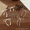 Decoración de lazo de perlas estilo Chanel accesorios hechos a mano con cuentas accesorios para joyería DIY accesorios para funda de teléfono parches 3D