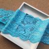 Largura 14CM Renda Elástica de Alta Qualidade Renda Vazada Tecido de Renda Decoração Base para Roupa Íntima de Casamento Acessórios de Costura para Roupas