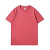 Camisa Cultural de Manga Corta de Algodón 200g Uniforme de Grupo Color Sólido Camiseta de Cuello Redondo Venta al por Mayor con Estampado de Logo Casual Moderna Ropa Diaria