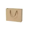 Sacolas de Papel Kraft, Sacolas de Presente, Sacolas de Embalagem de Presente de Aniversário com Múltiplas Especificações, Podem Ser Impressas com Logo, Sacolas de Embalagem para Roupas