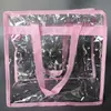 En stock Venta Caliente Amazon Bolso Transparente de PVC Bolso Mensajero Bolsa de Almacenamiento Bolsa para Juego de Pelota Concierto Playa Viaje