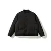 RUMENG Marca Japonesa Retro de Moda Chaqueta de Plumón para Viaje de Negocios Hombres Invierno Holgada Cuello Alto de Pie Cálida Chaqueta de Plumón de Pato Blanca