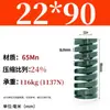 Módulo de Mola de Compressão Mola de Compressão Módulo Doméstico 65Mn Mola Tf Fio Plano de Alta Resistência Compressão Padrão Japonês Mola Retangular