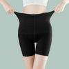 Pantalones moldeadores tipo bóxer de cintura alta y alta con efecto nube para después del parto, con tiras finas que levantan la cadera y el abdomen.