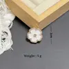 Botões de Punho de Camisa com Diamante de Flor, Botões de Punho Elegantes para Vestido de Jantar Feminino, Botões Decorativos, Botões de Liga de Zinco, Botões de Formato Especial