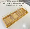Plato de frutas de cristal restaurante estilo europeo japonés KTV acrílico restaurante plato de frutas secas tienda de pedicura