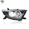 Adequado para Modificação do Conjunto do Farol do Highlander 2012-2014 com Lente de LED e Luzes de Circulação Diurna