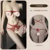 Ropa Interior Sexy Estilo Europeo y Americano de Comercio Exterior, Lencería Erótica Tallas Grandes Estilo Abstinencia, Lencería de Cuerda de Atar Cruzada F306