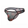 Atacado de Roupa Íntima Masculina Moda Masculina Tanga Vermelha Feminina Biquíni Clássico Sexy de Cintura Baixa Tanga Única