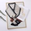 Bufanda larga pequeña para mujer, estilo coreano, combina con todo, fina y estrecha, con cinta elegante, venta al por mayor