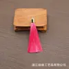 8cm capuchón de metal borla pequeña borla abanico colgante marcapáginas borla ropa accesorios para el cabello borla accesorios decorativos al por mayor
