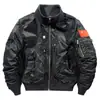 Traje de Vuelo Delgado de Primavera y Otoño Transfronterizo Ropa de Trabajo Chaqueta Casual Chaqueta de Fuerza Aérea para Hombre Chaqueta de Béisbol Chaqueta Táctica con Cuello Alto