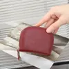 Portatarjetas de Cuero Genuino para Mujer, Piel de Vaca Curtida al Vegetal de Primera Capa, Estuche para Tarjetas Estilo Acordeón Mini Moderno, Billetera para Monedas, Almacenamiento de Monedas y Tarjetas Bancarias