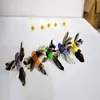 Juguete Giratorio Automático Divertido para Gatos, Mariposa Eléctrica Voladora Alrededor de Flores, Pájaros y Colibríes, Palo Juguete para Gatos