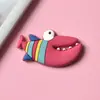 Lindos Animales Marinos Creativos PVC Goma Suave Decoración para Refrigerador Imanes Pegatinas de Educación Temprana Venta al por Mayor Imanes Magnéticos Imanes para Refrigerador DIY