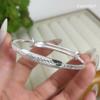 Pulsera de Plata Esterlina 9999 para Niña Dinero Fortuna Sólida Tipo Push-pull Personalidad Versátil Exquisita de Moda de Alta Gama