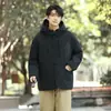 Ropa de Abrigo de Algodón con Capucha para Hombre Estilo Chino Nuevo Otoño e Invierno 2025 Chaqueta Retro Traje Tang Talla Grande Holgada Cálida Ropa de Abrigo de Algodón